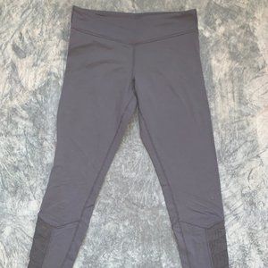 Lululemon leggings with mesh ankle detail